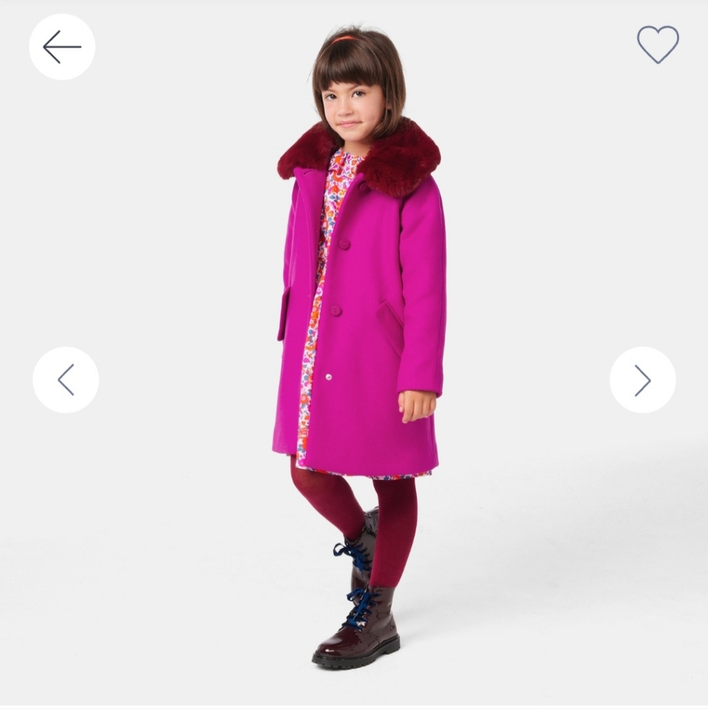 Jacadi wool coat size 5A - 110cm
